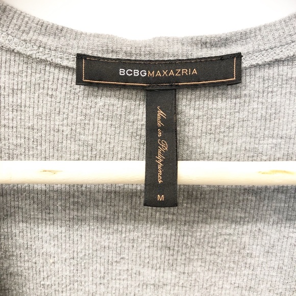 Ivanka Trump Gray Short Sleeve Cold Shoulder Top - Picture 2 of 4